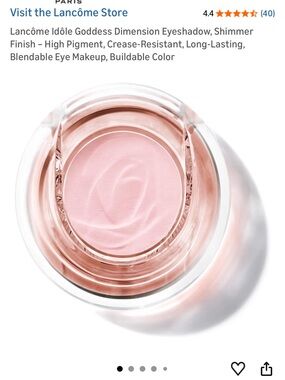 Lancôme Idôle Goddess Dimension Eyeshadow, Shimmer Finish – 02 Pink Moonrise
